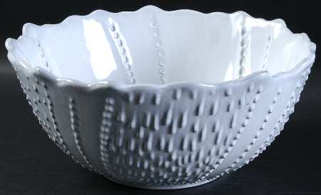 Incanto Mare White 9" Round Serving Bowl