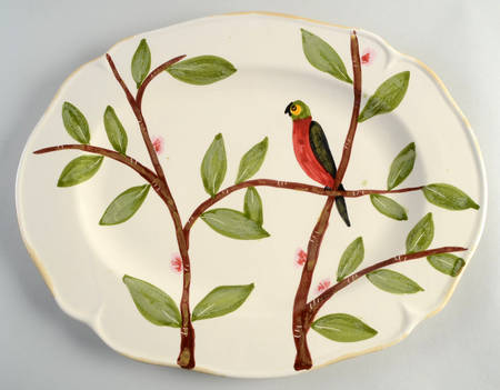 Pappagallo 16" Oval Serving Platter