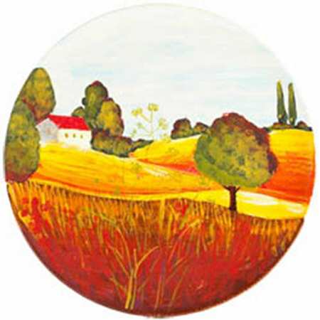 Landscapes 15" Chop Plate (Round Platter)
