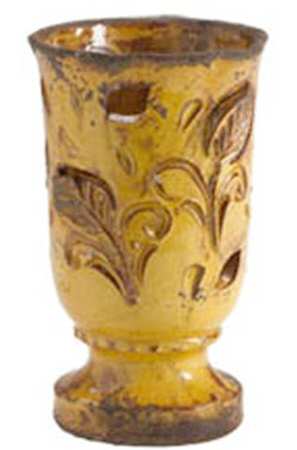 Rustic Garden 1-Piece Hurricane Candle Lamp