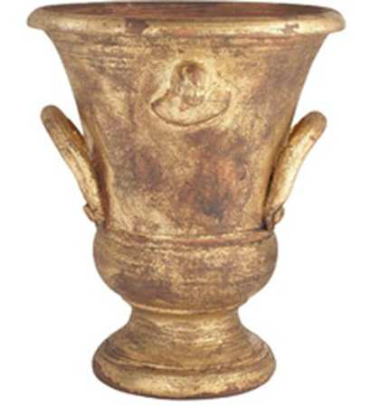 Rustic Gold 11" Planter