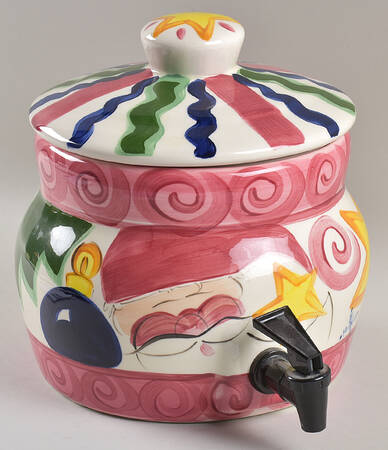 Tis the Season China Beverage Server & Lid