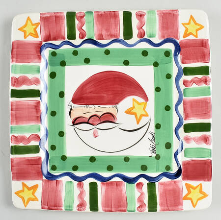 Tis the Season Square Dinner Plate