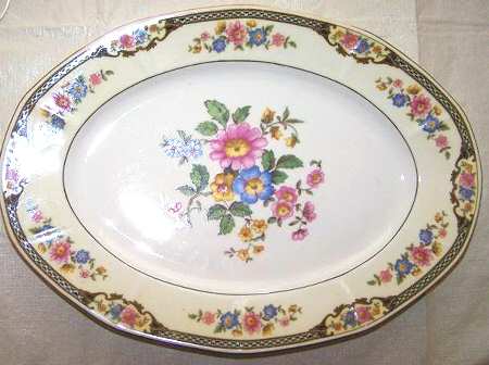189 12" Oval Serving Platter