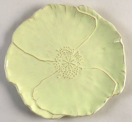 Bellezza Celadon Figural Salad Plate