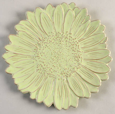 Bellezza Celadon Figural Salad Plate