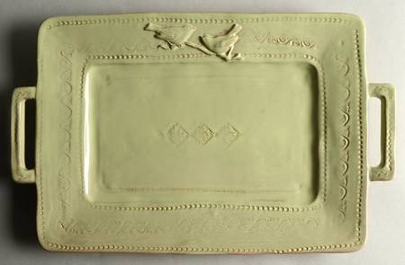 Bellezza Celadon 17" Rectangular Serving Platter