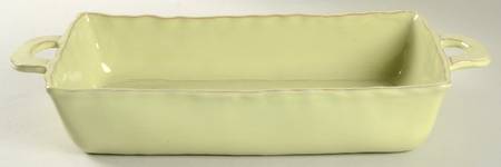 Bellezza Celadon 16" Rectangular Baker