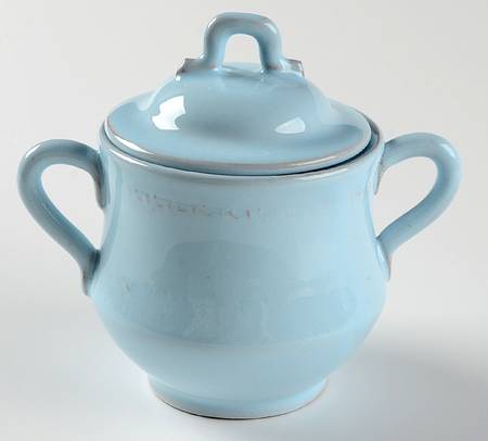 Bellezza Sky Blue Sugar Bowl & Lid