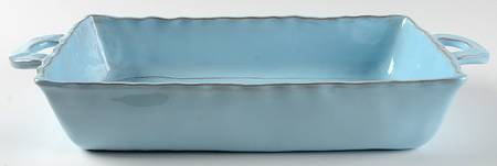 Bellezza Sky Blue 16" Rectangular Baker