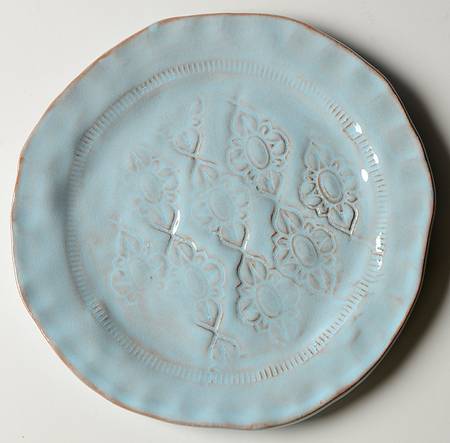 Bellezza Sky Blue Canape Plate