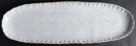 Bellezza White 20" Oval Serving Platter