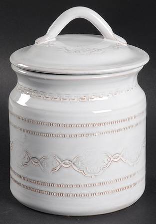 Bellezza White Medium Canister & Lid