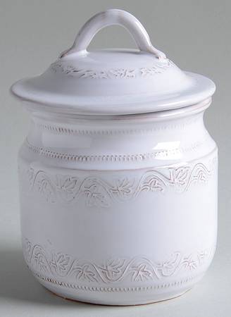 Bellezza White Small Canister & Lid