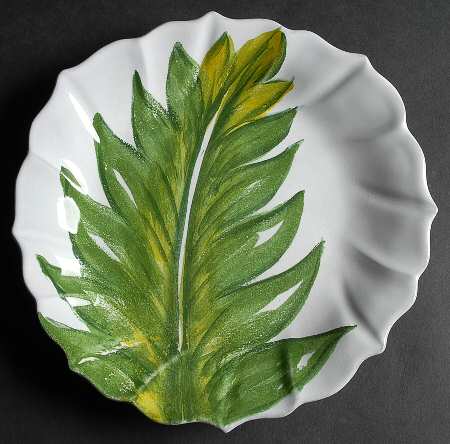 Painted Palms Salad Plate