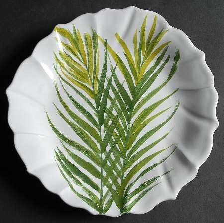 Painted Palms Salad Plate