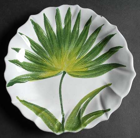 Painted Palms Salad Plate