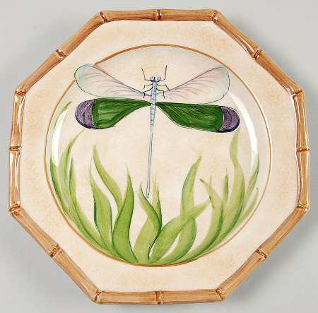 Bamboo Garden Salad Plate