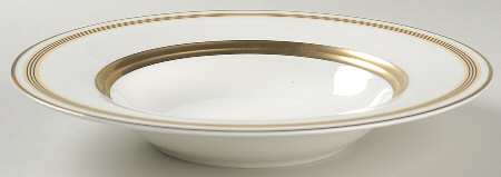 Vivian Gold Large Rim Soup Bowl