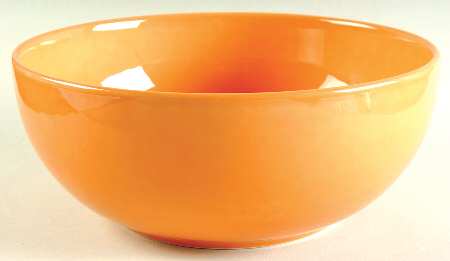Impact Creamcycle Orange 10" Large Salad Serving Bowl