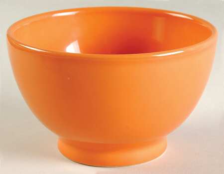 Impact Creamcycle Orange 5" Footed Bowl