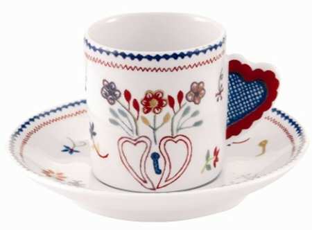 Vila Verde Flat Cup & Saucer Set