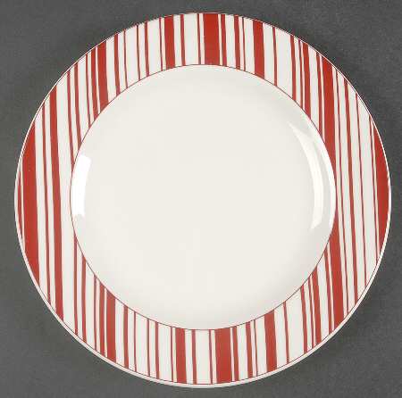 Red and White Stripe by Vista Alegre