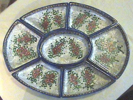 VIE78 7 Piece Lazy Susan (6 Side and 1 Center Section)