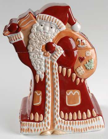 Ginger Fancy Figural Cookie Jar & Lid
