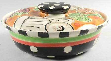 Bon Appetite Round Covered Vegetable