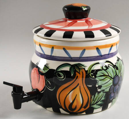 Bon Appetite China Beverage Server & Lid