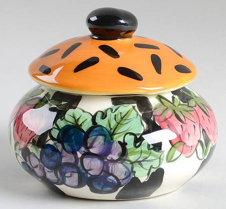 Bon Appetite Sugar Bowl & Lid
