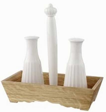 Brunch (3 Pc) Salt & Pepper Tray Set