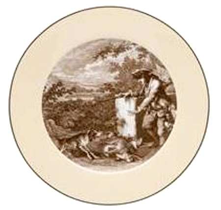 Cenas de Caca Salad/Dessert Plate