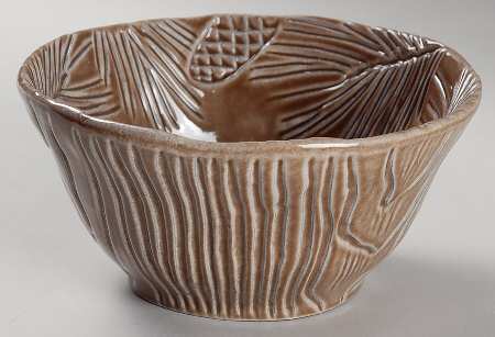Pineta Acorn Brown Coupe Cereal Bowl