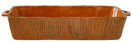 Pineta Fox Red 15" Rectangular Baker