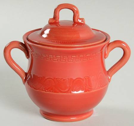 Bellezza Tomato Red Sugar Bowl & Lid