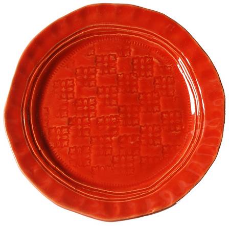 Bellezza Tomato Red Canape Plate