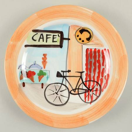 City Scenes Salad Plate