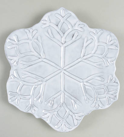 Snowflake Salad Plate