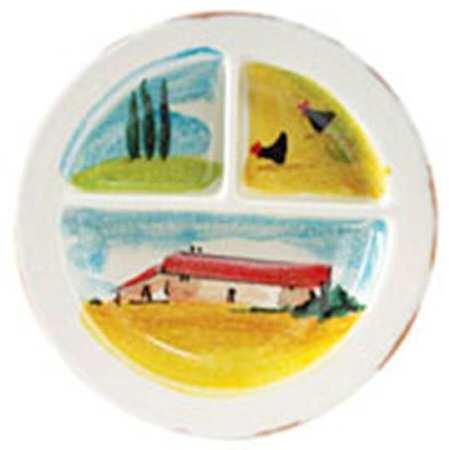 Siena Country Divided Child's Plate