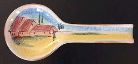 Siena Country Spoon Rest/Holder (Holds 1 Spoon)