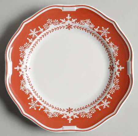 My Winter Forest Salad Plate