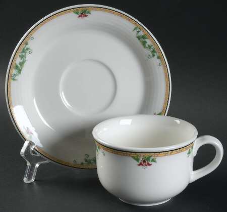 Perugia (Restaurant) Flat Cup & Saucer Set