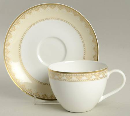 Samarkand-Samarkand Mosaic Flat Cup & Saucer Set