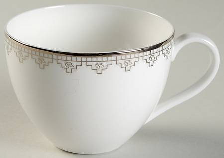 White Lace Flat Cup