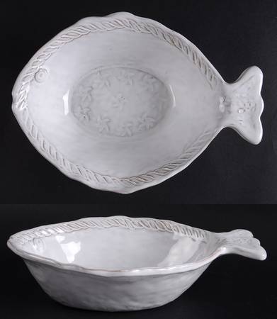 Bellezza Fish White Soup/Cereal Bowl