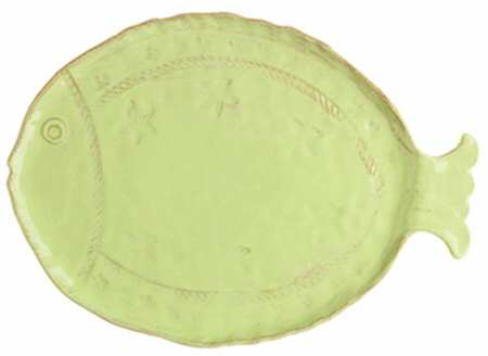 Bellezza Fish Celadon 19" Chop Plate (Round Platter)
