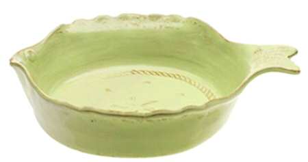 Bellezza Fish Celadon 13" Round Serving Bowl