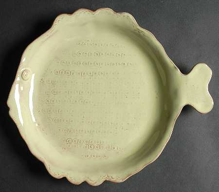 Bellezza Fish Celadon by Vietri (Italy)